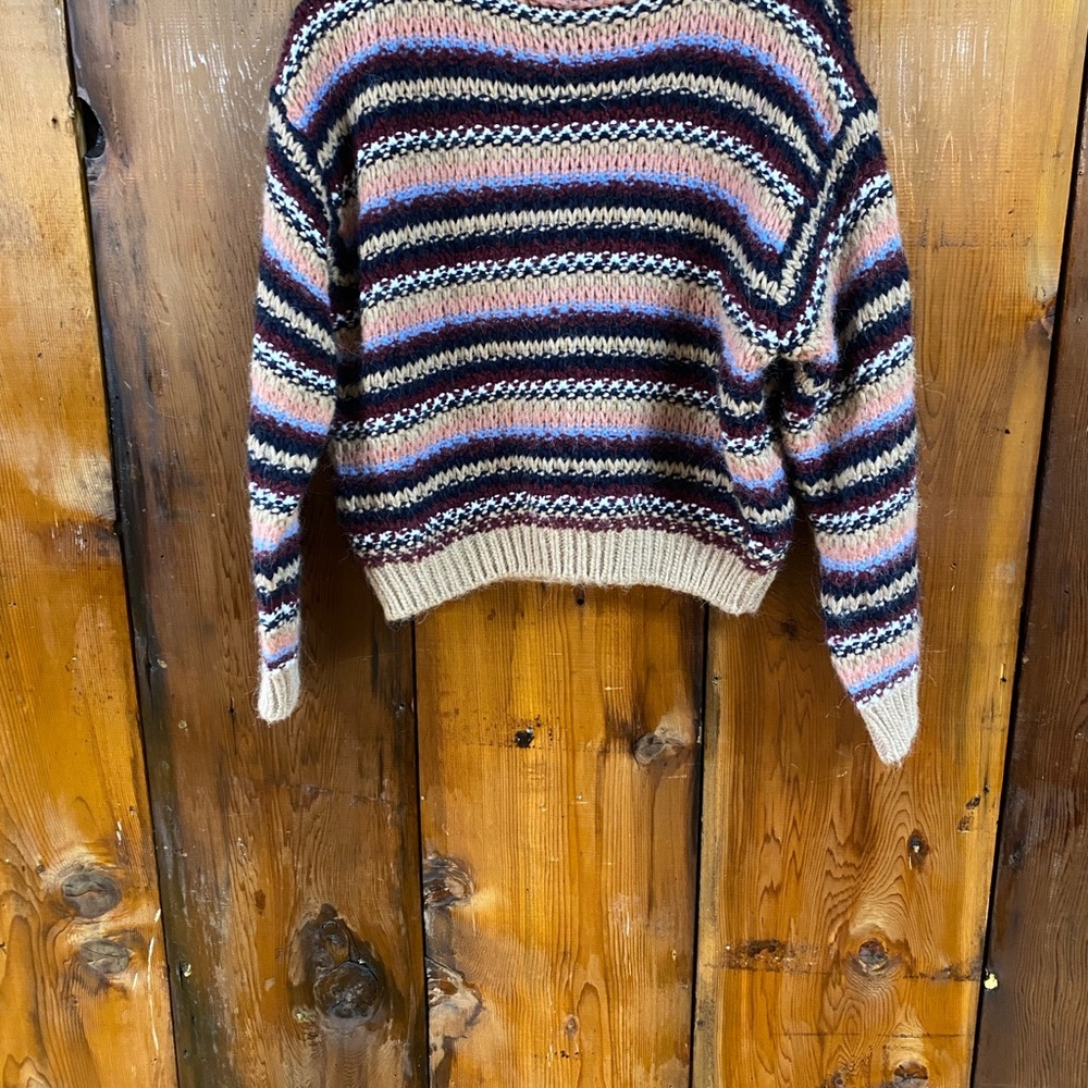 Striped Knit Sweater
